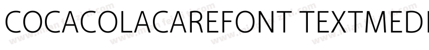 COCACOLACAREFONT TEXTMEDIUM GB1字体转换